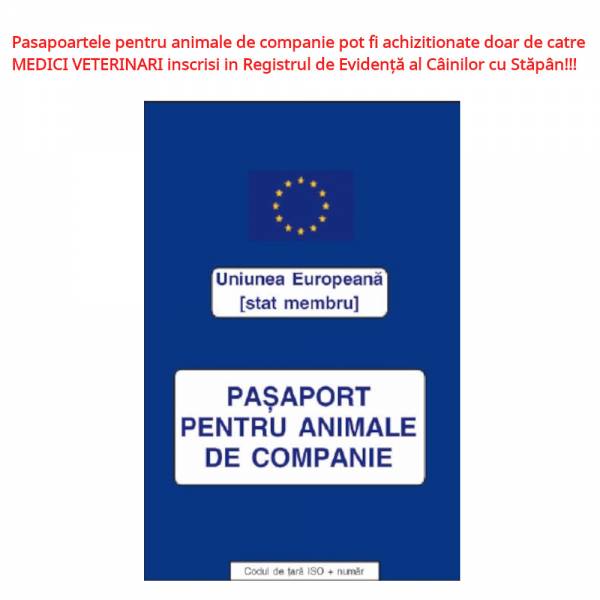 Pasaport pentru animale de companie