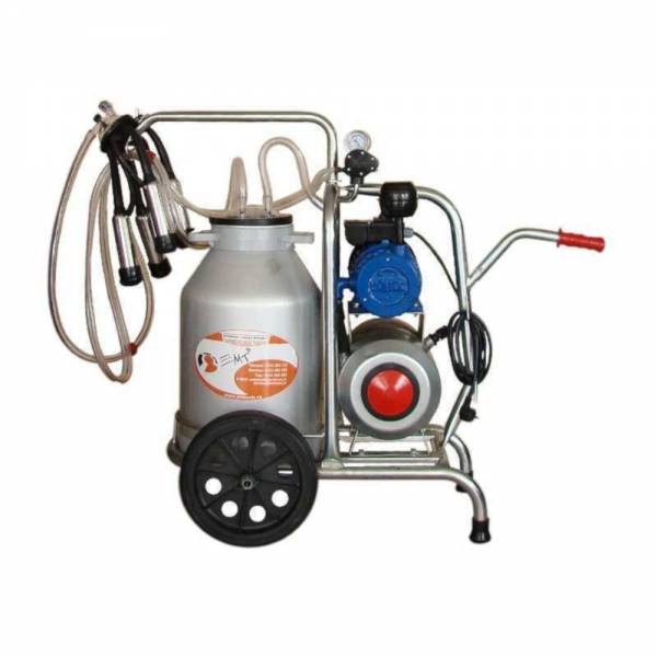 Aparat de muls vaci 20L bidon aluminiu cu un post EMT1+1A20