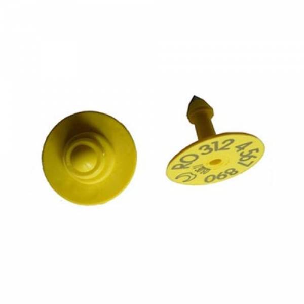 Crotalii vizuale Button varf metalic pentru suine