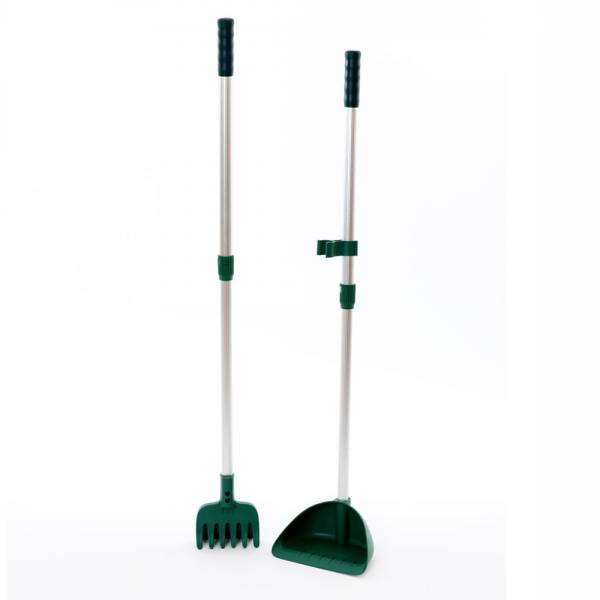 Faras cu lopatica excremente animale, telescopic
