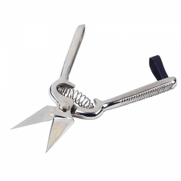 Foarfeca ongloane, 6 cm, fara zimti pentru ovine